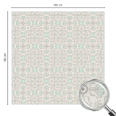 Vinilo decorativo adhesivo para cristales Azulejos florales