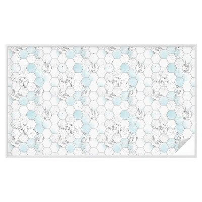 Vinilo para ventanas motivo vitral Azulejos de hojas