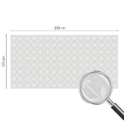 Vinilo para cristales opaco decorativo Simetría floral