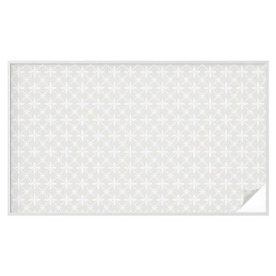 Vinilo para cristales opaco decorativo Simetría floral