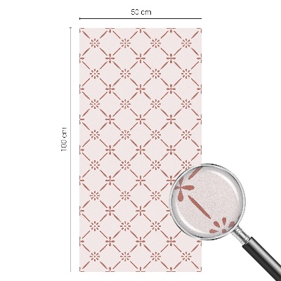 Vinilo ventana privacidad Patrones florales