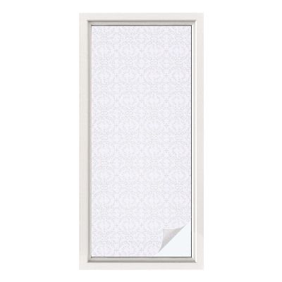 Vinilo para ventanas motivo vitral Simetría de la planta