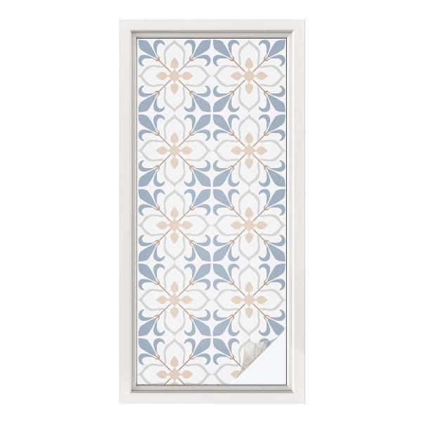 Vinilo para cristales opaco decorativo Belleza floral