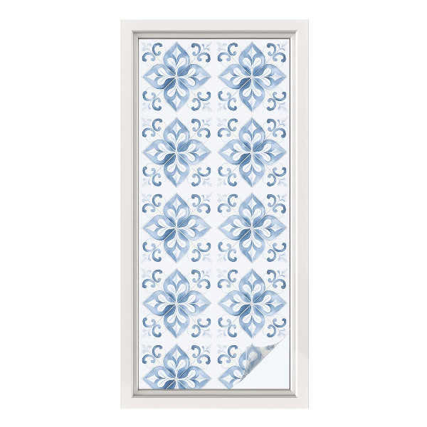 Vinilo para ventanas motivo vitral Elegancia clásica