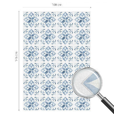 Vinilo para ventanas motivo vitral Elegancia clásica