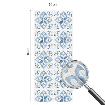 Vinilo para ventanas motivo vitral Elegancia clásica