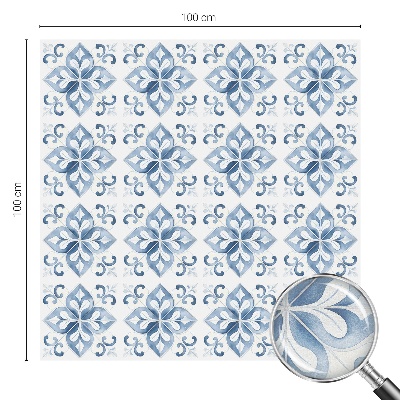 Vinilo para ventanas motivo vitral Elegancia clásica