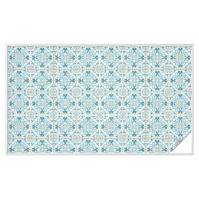 Vinilo para cristales opaco decorativo Azulejos florales