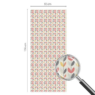 Vinilo ventana privacidad Hojas retro