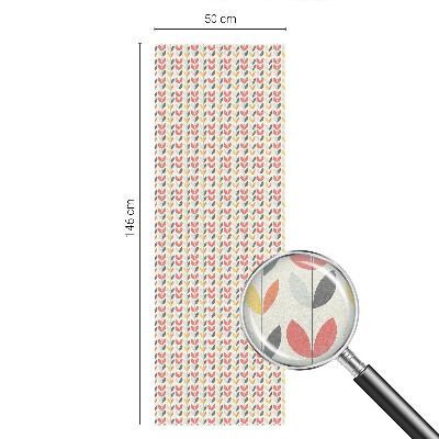 Vinilo ventana privacidad Hojas retro