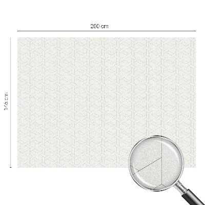 Vinilo decorativo adhesivo para cristales Trenza geométrica