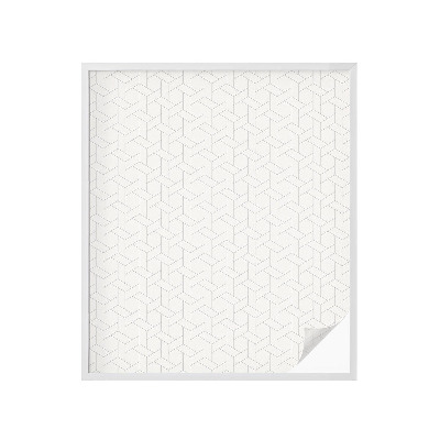 Vinilo decorativo adhesivo para cristales Trenza geométrica