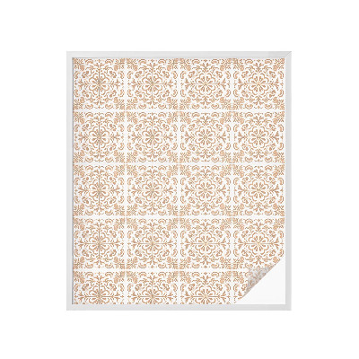 Vinilo para ventanas motivo vitral Adorno clásico