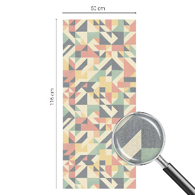 Vinilo para cristales opaco decorativo La energía de la geometría