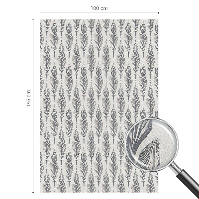 Vinilo ventana privacidad Plumas elegantes