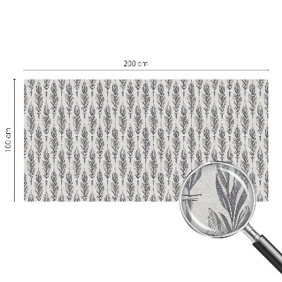 Vinilo ventana privacidad Plumas elegantes