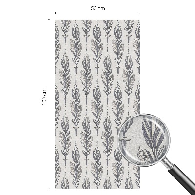 Vinilo ventana privacidad Plumas elegantes