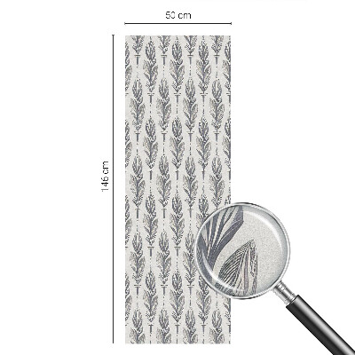 Vinilo ventana privacidad Plumas elegantes