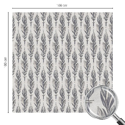 Vinilo ventana privacidad Plumas elegantes