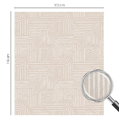 Vinilo para ventanas motivo vitral Patrón geométrico