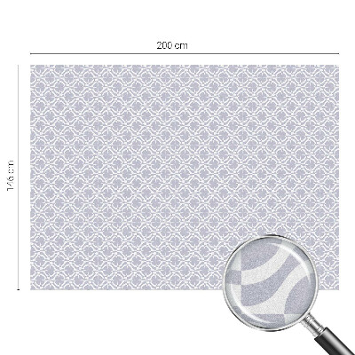 Vinilo decorativo adhesivo para cristales Simetría púrpura