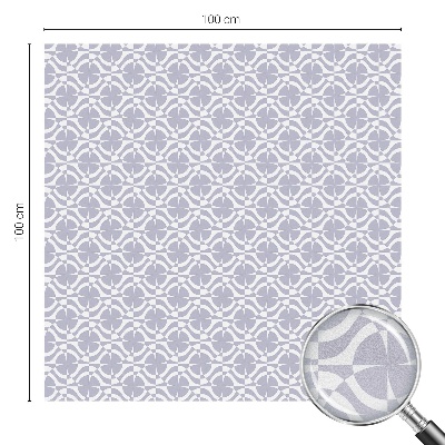 Vinilo decorativo adhesivo para cristales Simetría púrpura