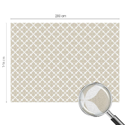 Vinilo para ventanas motivo vitral Hojas geométricas