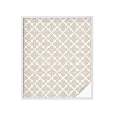 Vinilo para ventanas motivo vitral Hojas geométricas