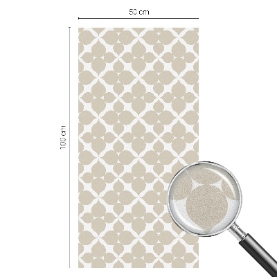 Vinilo para ventanas motivo vitral Hojas geométricas