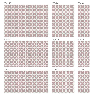 Vinilo para cristales efecto vitral Geometría de la armonía