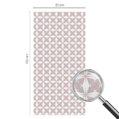 Vinilo para cristales efecto vitral Geometría de la armonía