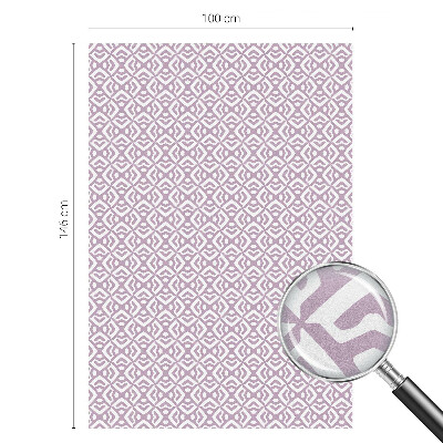 Vinilo ventana privacidad Formas moradas