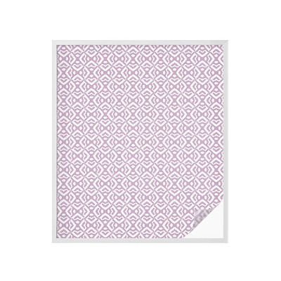 Vinilo ventana privacidad Formas moradas