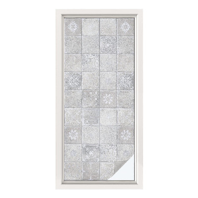 Vinilo para ventanas motivo vitral Cerámica decorativa