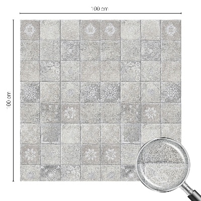 Vinilo para ventanas motivo vitral Cerámica decorativa