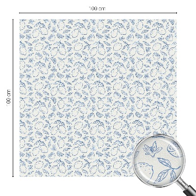 Vinilo decorativo adhesivo para cristales Patrón de limón