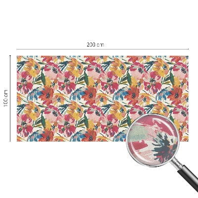 Vinilo para cristales opaco decorativo Explosión de flores