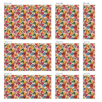 Vinilo para cristales opaco decorativo Explosión de flores