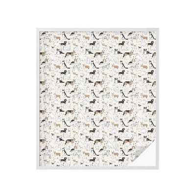 Vinilo para cristales efecto vitral Patrones de perros