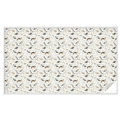 Vinilo para cristales efecto vitral Patrones de perros