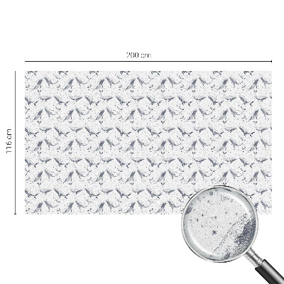 Vinilo para ventanas motivo vitral criaturas marinas