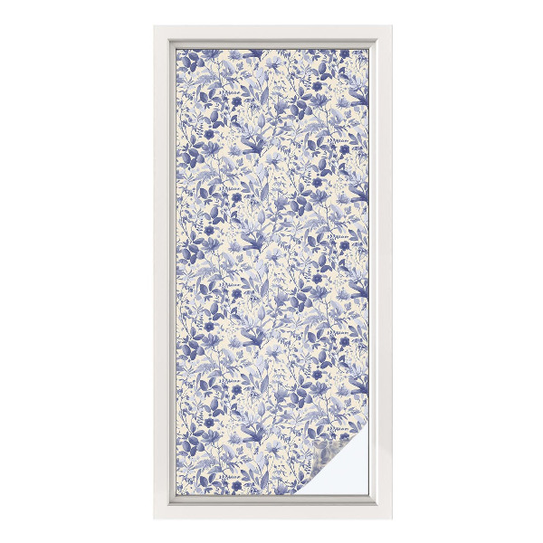 Vinilo decorativo adhesivo para cristales Simetría floral