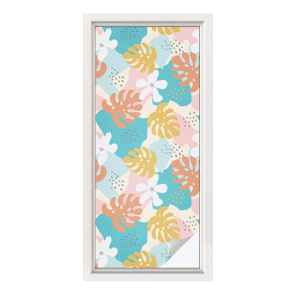 Vinilo ventana privacidad Naturaleza exótica