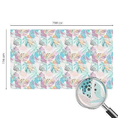 Vinilo para cristales efecto vitral Jungla abstracta