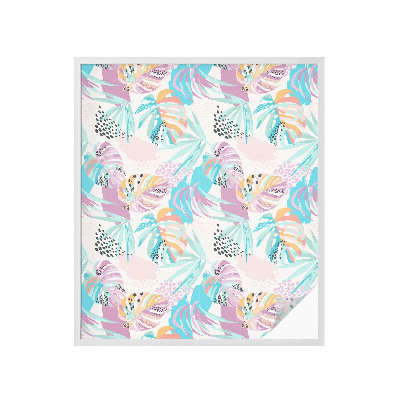 Vinilo para cristales efecto vitral Jungla abstracta