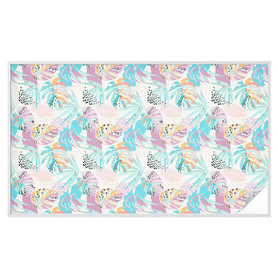 Vinilo para cristales efecto vitral Jungla abstracta