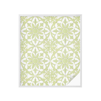 Vinilo para cristales opaco decorativo Adorno verde