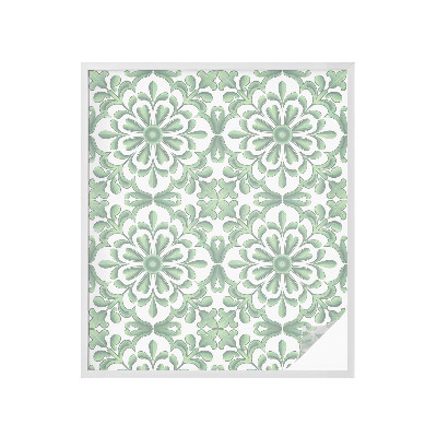 Vinilo para cristales opaco decorativo hojas verdes