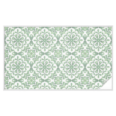 Vinilo para cristales opaco decorativo hojas verdes