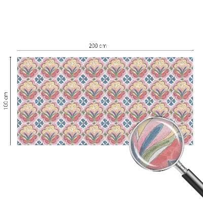 Vinilo para ventanas motivo vitral Patrones florales